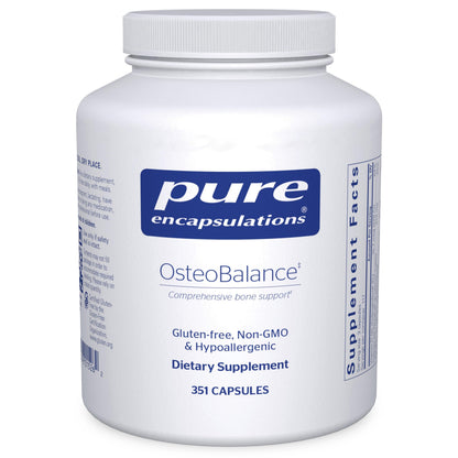 Pure Encapsulations OsteoBalance – Hypoallergenic Calcium Support for Bone Health | 351 Capsules