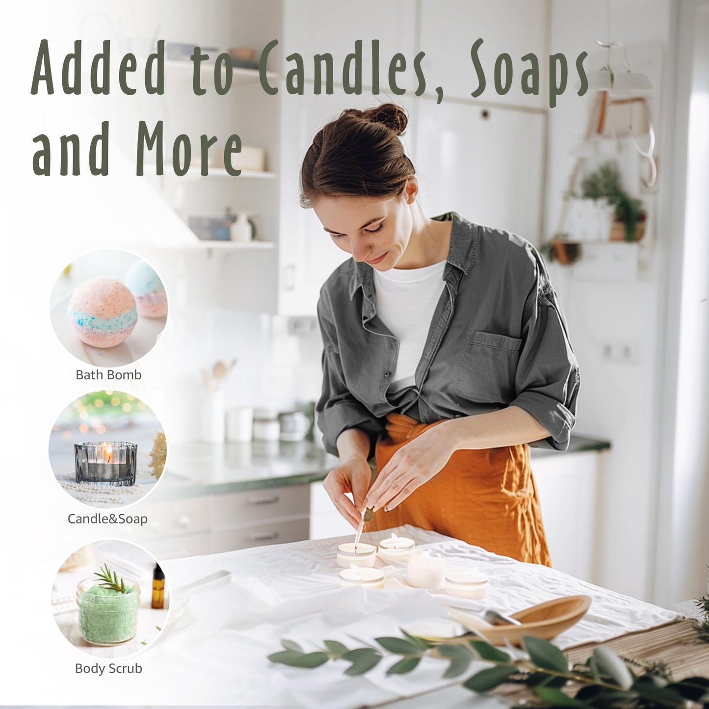 MitFlor Cologne Essential Oils Set – 6x10ml Diffuser Fragrance Oils Gift