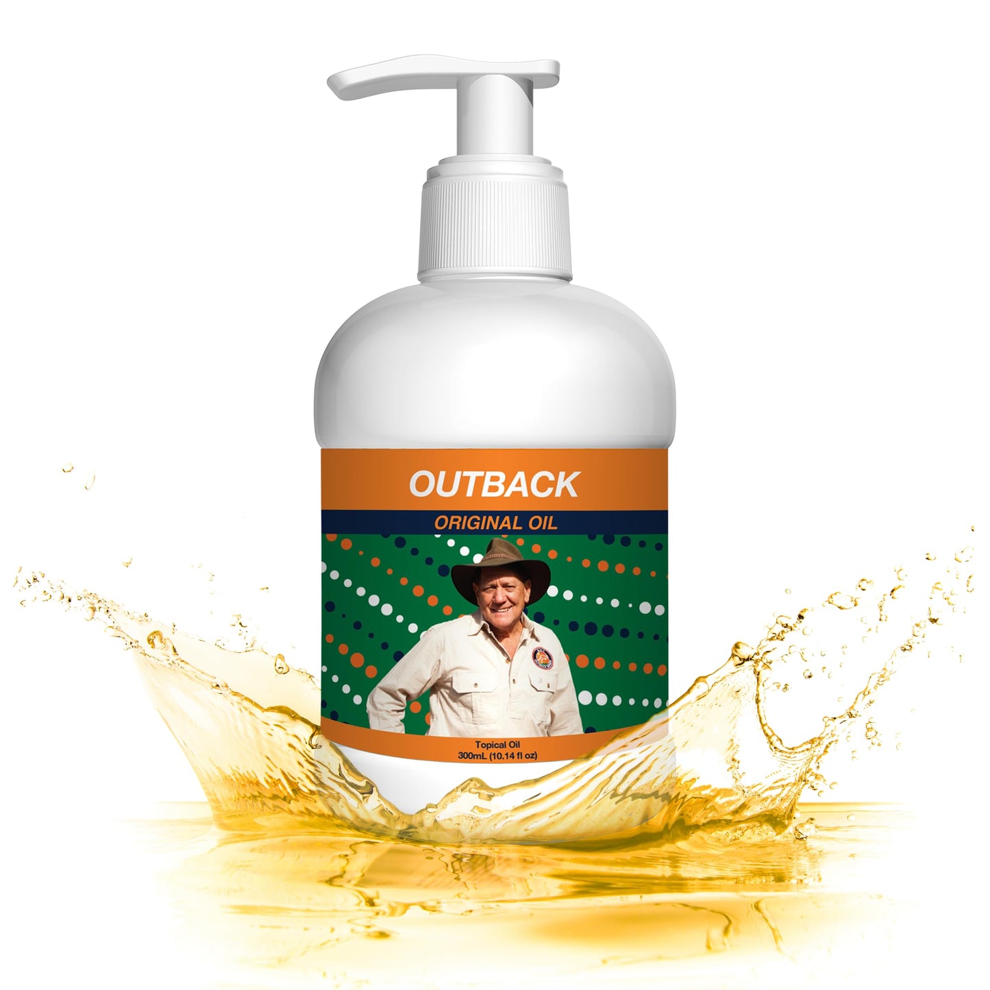 Outback Series Original Oil Pump 300mL (10.14 fl oz) – All-Natural Massage Oil