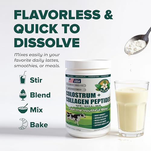 OVIDA Premium Bovine Colostrum & Collagen Peptides – Grass-Fed, Non-GMO, 300g