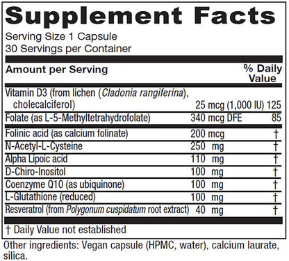 Vitanica Ovum A.M. – Egg Quality Support with Vitamin D3, Alpha Lipoic Acid & CoQ10 (30 Vegan Caps) – Works Best with Ovum P.M.