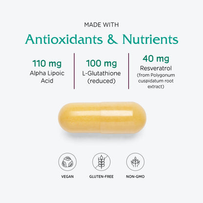 Vitanica Ovum A.M. – Egg Quality Support with Vitamin D3, Alpha Lipoic Acid & CoQ10 (30 Vegan Caps) – Works Best with Ovum P.M.
