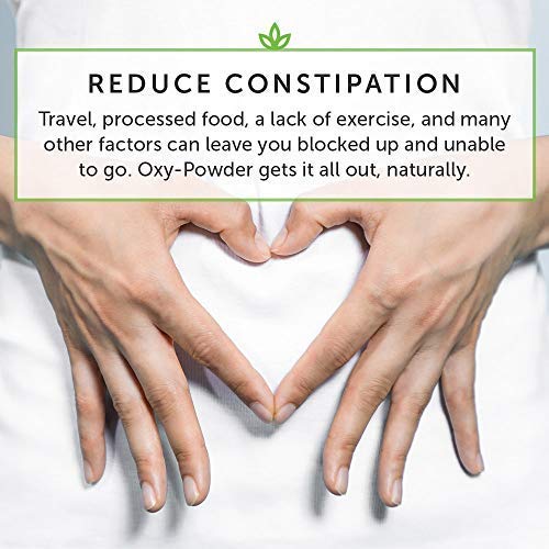 Global Healing Center Oxy-Powder Colon Cleanse Detox – Oxygen-Based Natural Intestinal Cleanser (2x120 Count)