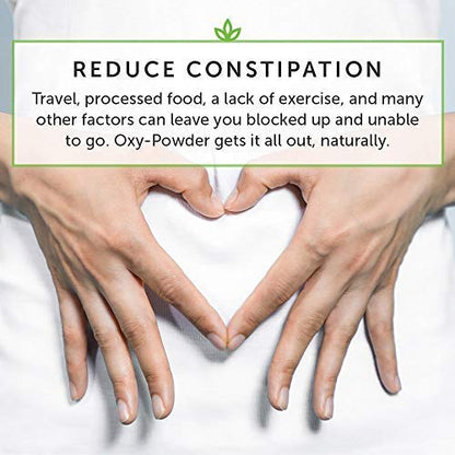 Global Healing Center Oxy-Powder Colon Cleanse Detox – Oxygen-Based Natural Intestinal Cleanser (2x120 Count)