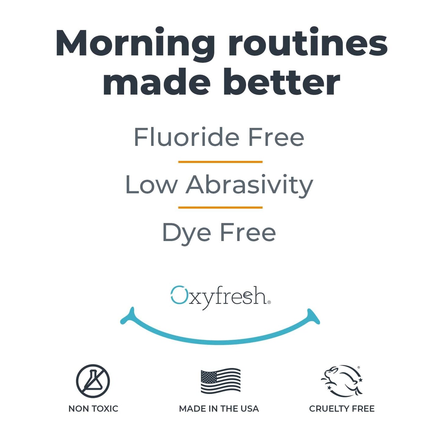 Oxyfresh Pro Formula Fresh Mint Toothpaste – Gentle Low Abrasion, Fluoride Free, 5.5 oz (Pack of 3)