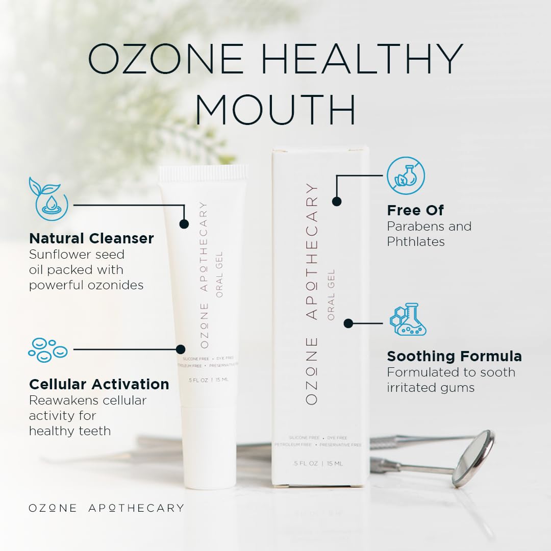 Ozone Apothecary Oral Gel – Antibiotic-Free Ozone Oil Dental Care