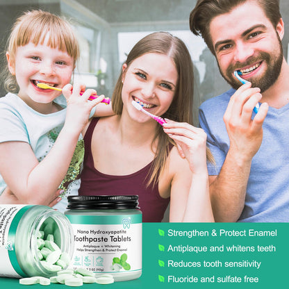 150 Toothpaste Tablets Mint Whitening & Enamel Care | Zero Waste