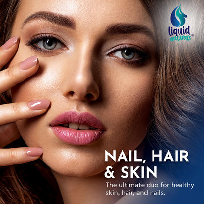 Liquid Collagen & Biotin for Hair, Skin & Nails – Vanilla, 2 Fl Oz