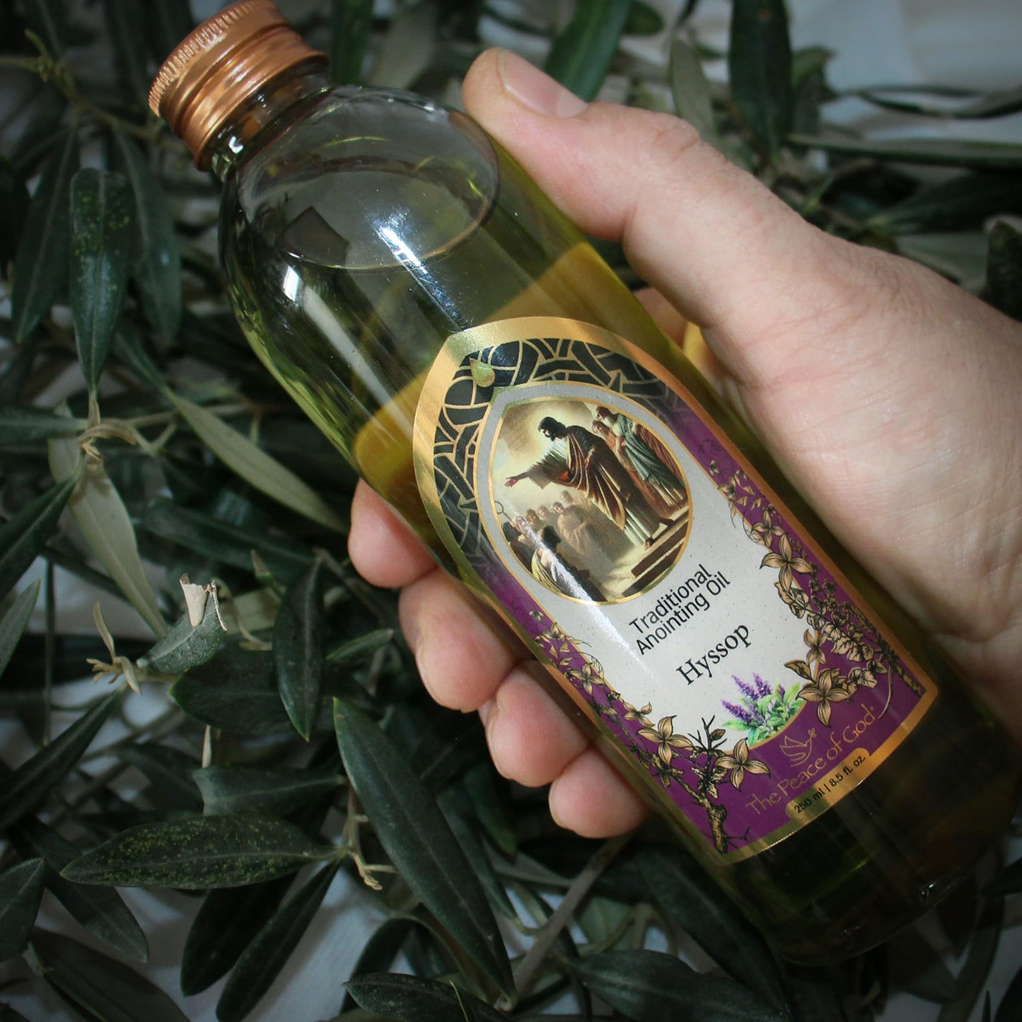 Hyssop Purification Anointing Oil 250ml – Holy Land, Jerusalem