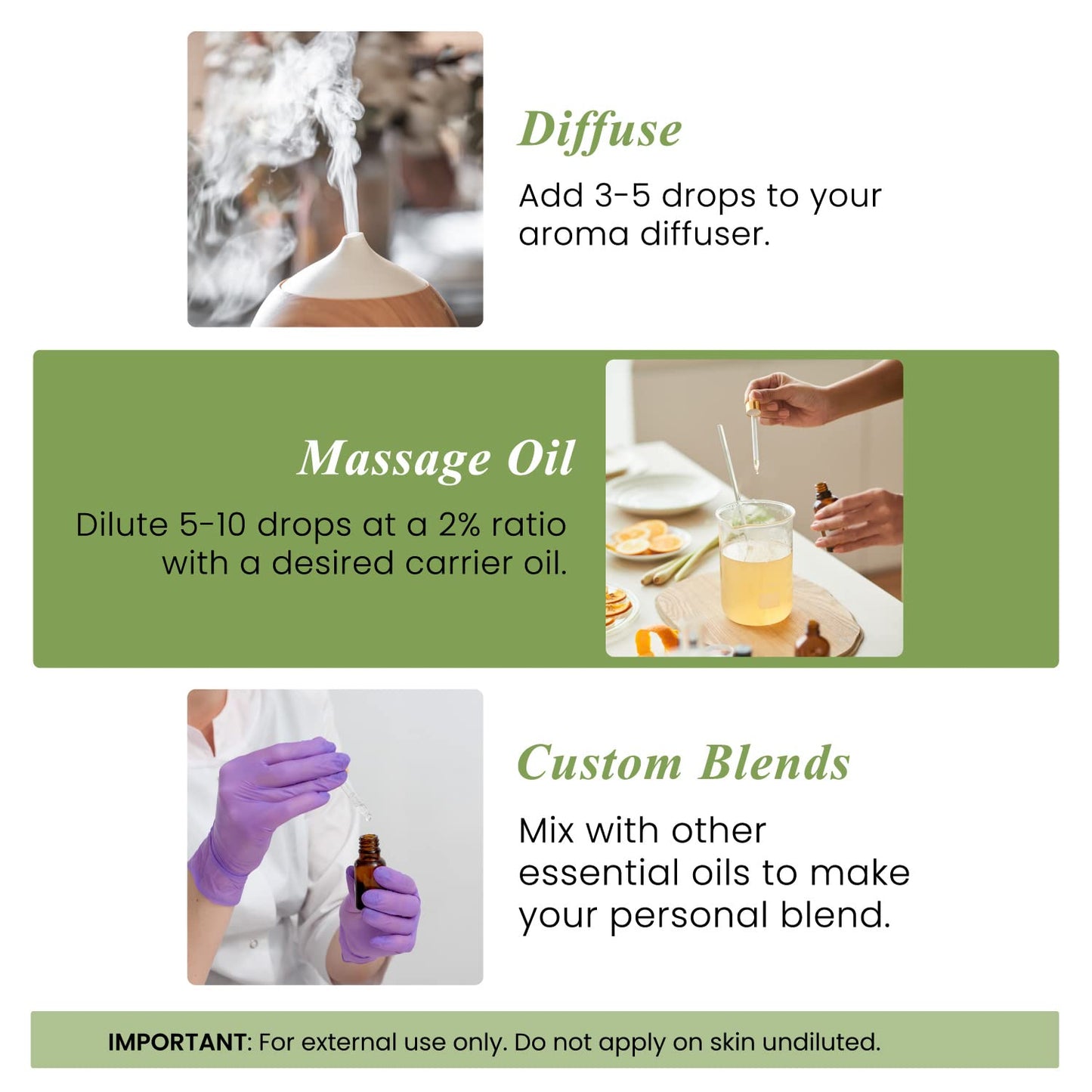 Handcraft Blends Palmarosa Essential Oil - 4 oz - Pure & Natural