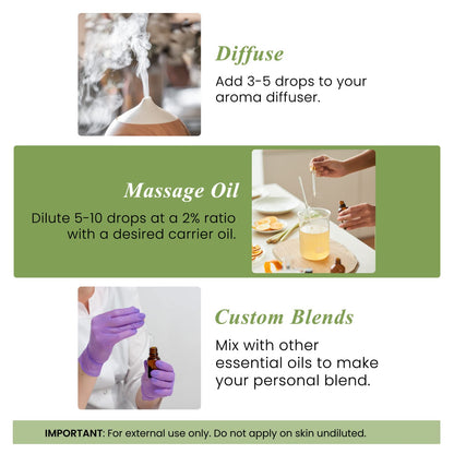Handcraft Blends Palmarosa Essential Oil - 4 oz - Pure & Natural