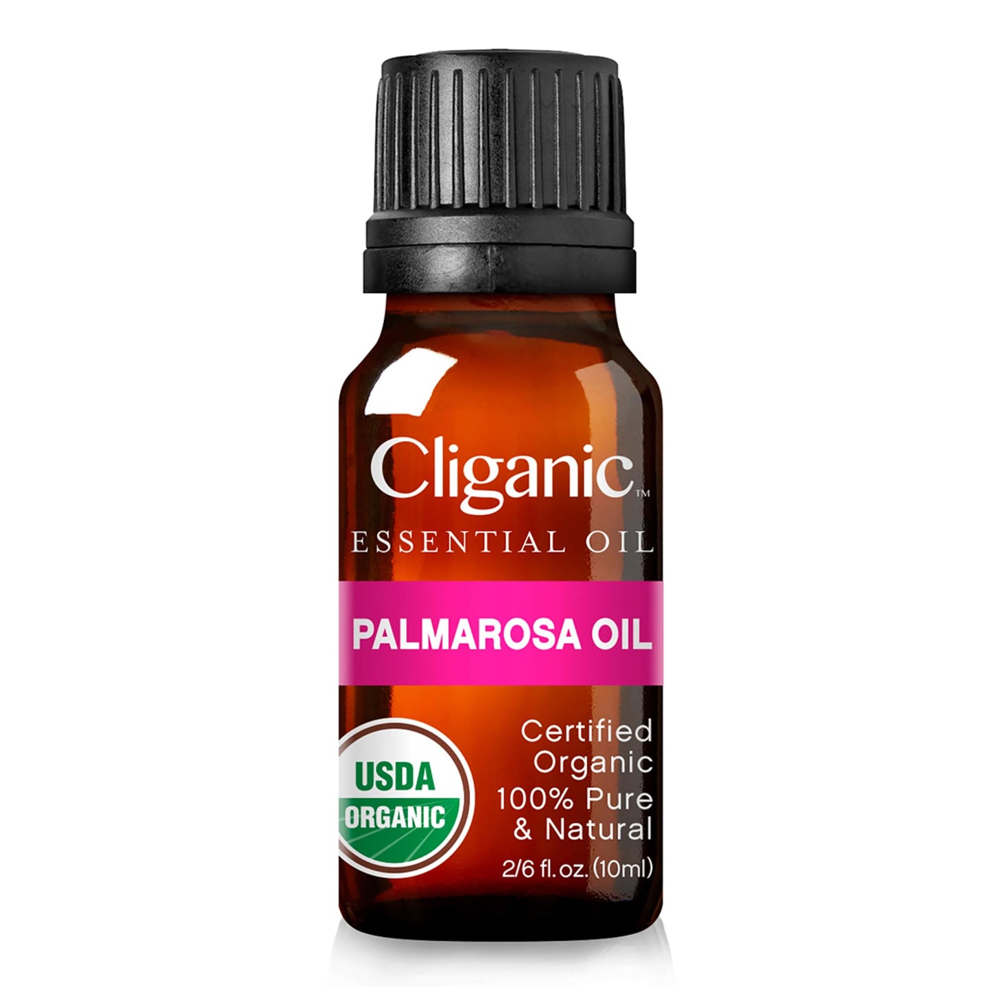 Cliganic Organic Palmarosa Essential Oil - 100% Pure, 10ml, Aromatherapy | Non-GMO, Vegan, Cruelty-Free | Packaging May Vary