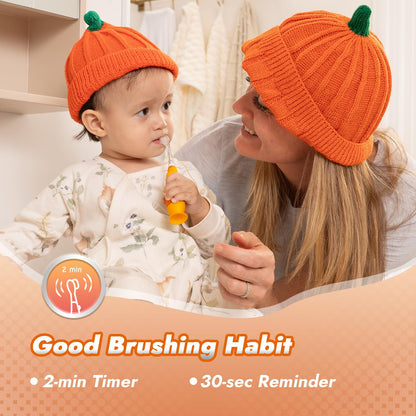 Papablic Ruby Toddler Sonic Toothbrush – Ages 1-3, Reindeer Cover