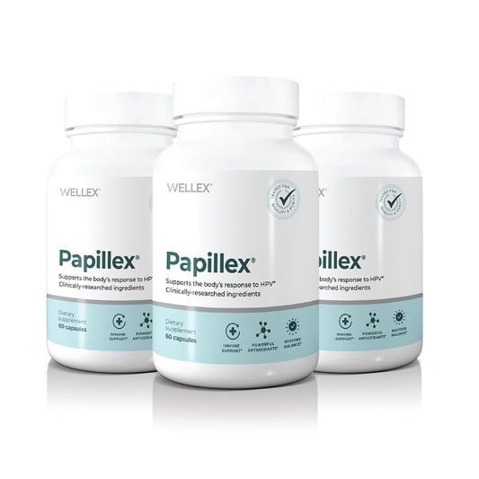 Papillex Dietary Supplement Tablets – All Natural Immune Support – 60 Capsules per Bottle (3 Pack)
