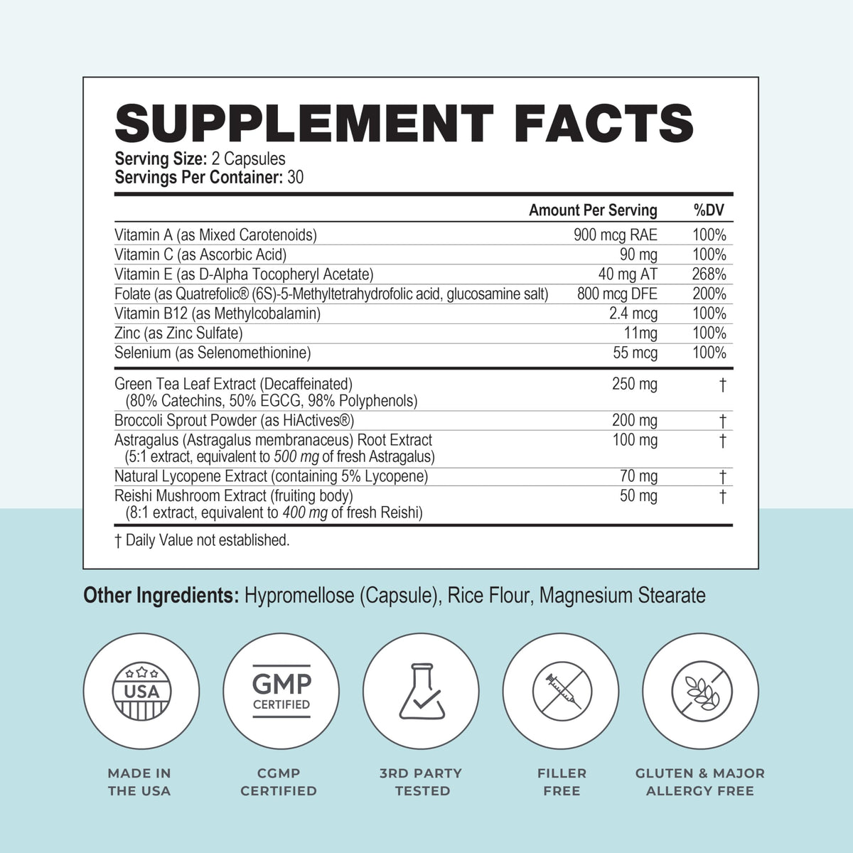 Papillex Dietary Supplement Tablets – All Natural Immune Support – 60 Capsules per Bottle (3 Pack)