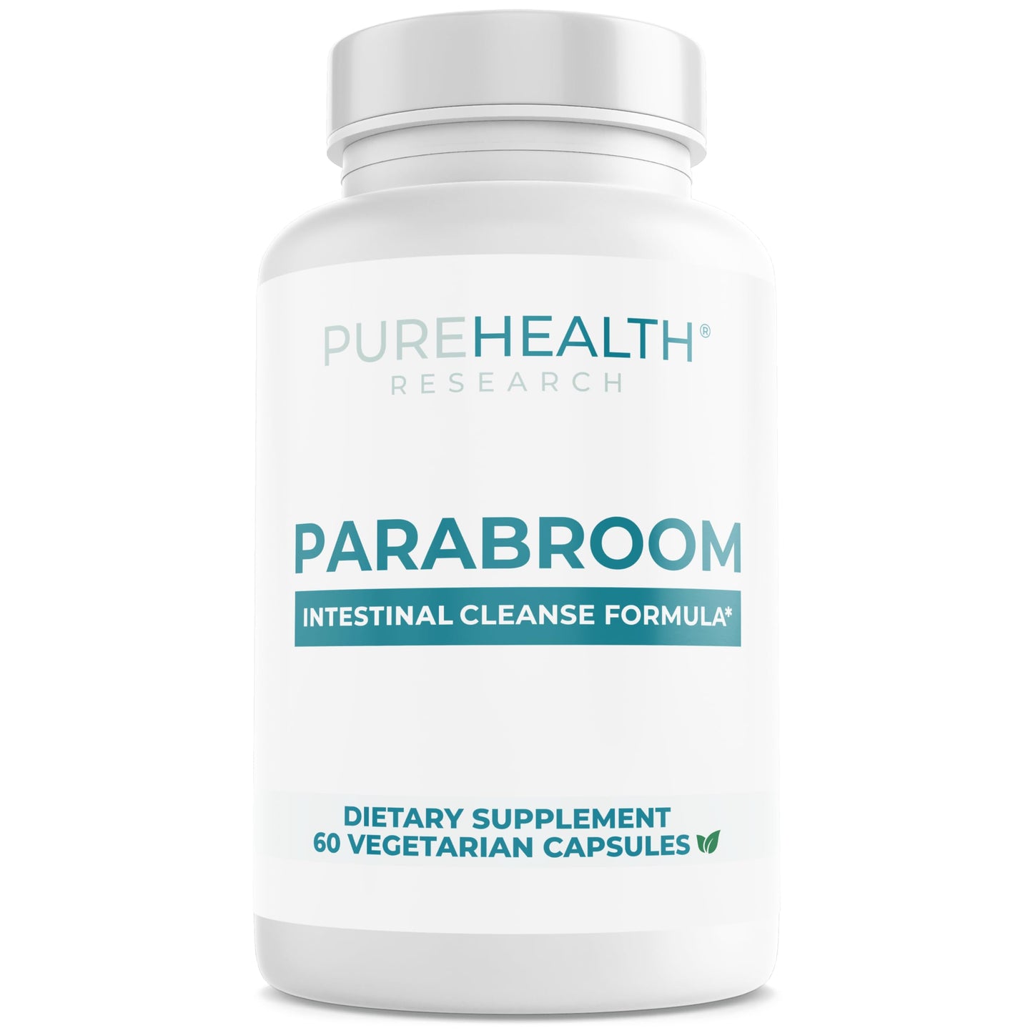 PUREHEALTH RESEARCH Parabroom – Gut Cleanse & Digestive Support – 60 Capsules