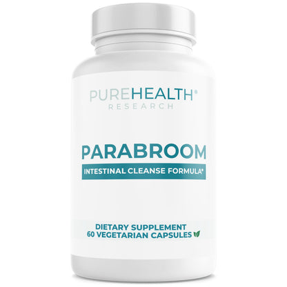 PUREHEALTH RESEARCH Parabroom – Gut Cleanse & Digestive Support – 60 Capsules