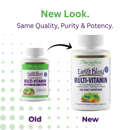 Paradise Herbs Earth's Blend Multivitamin for Men – Pack of 2