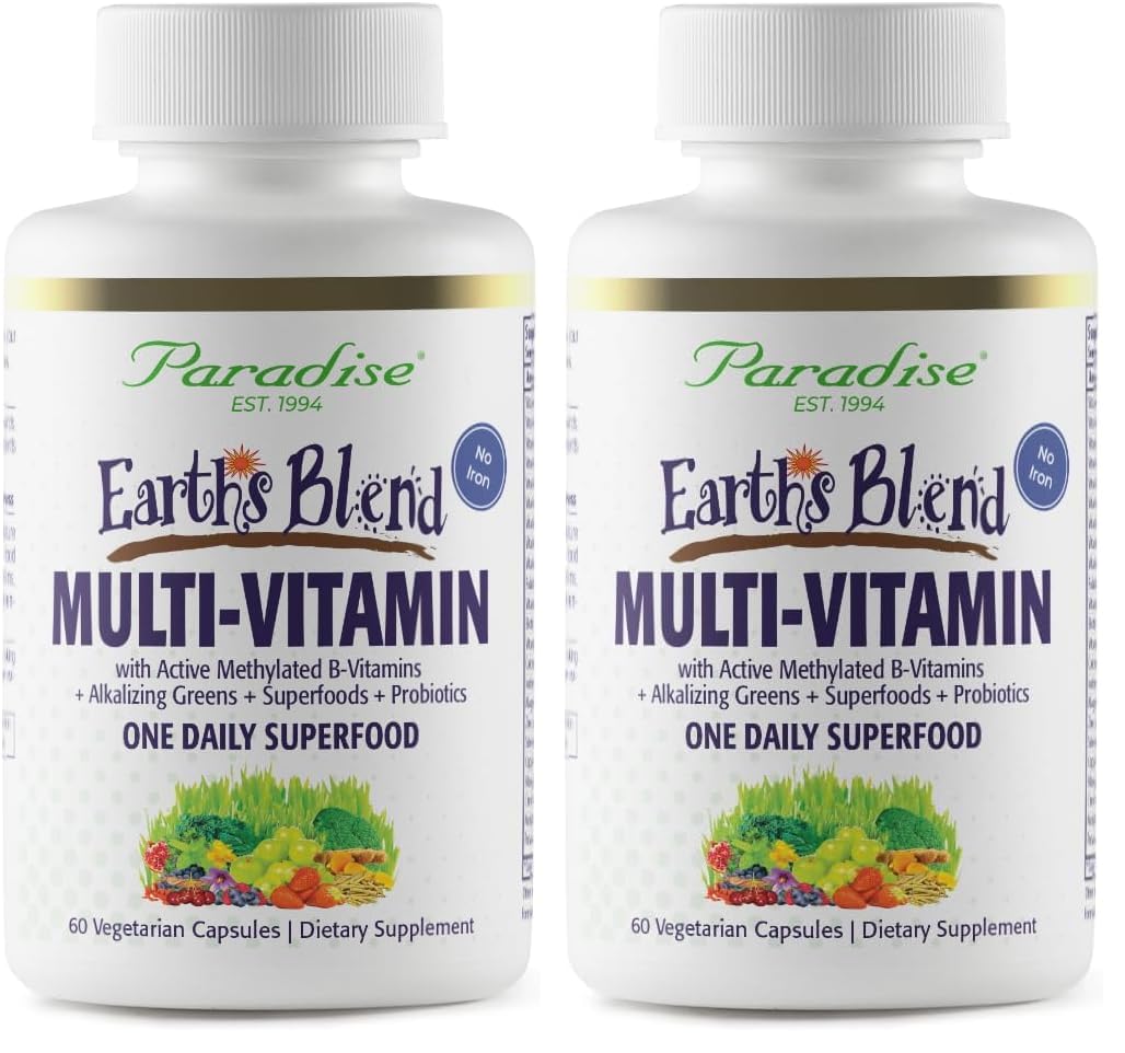 Paradise Herbs Earth's Blend Multivitamin for Men – Pack of 2