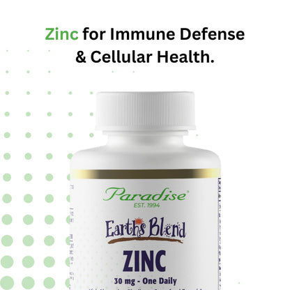 Paradise Herbs Zinc Picolinate with Natures C – Immune Support, 30 mg, 90 Capsules (Pack of 2) – Gluten Free, Non-GMO, Vegan