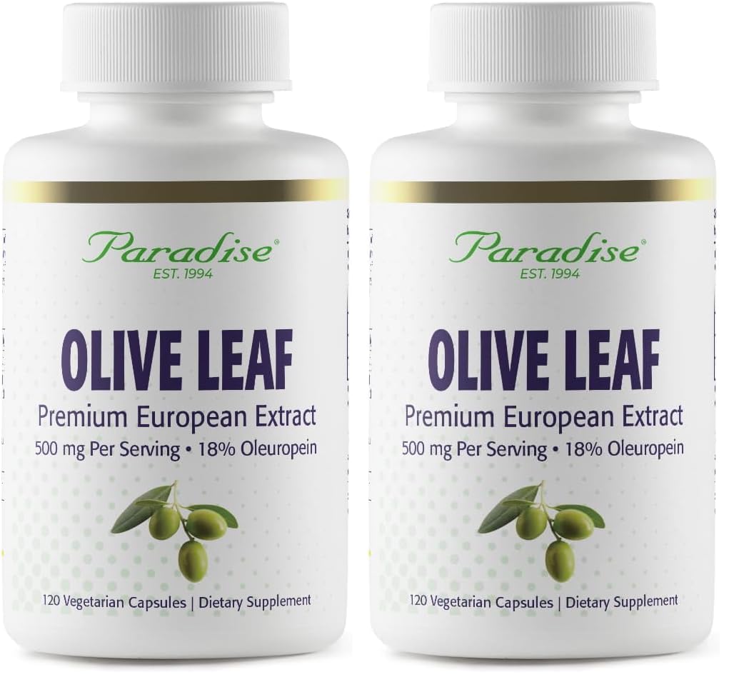 Paradise Olive Leaf Extract – Andalusian Olive Trees, 120 Veg Caps (Pack of 2)