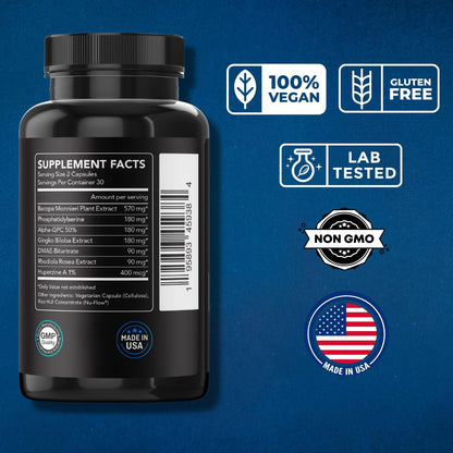Parnatura Mind Elements Nootropic - Focus, Memory & Clarity | 60 Capsules