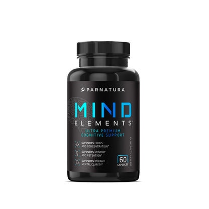 Parnatura Mind Elements Nootropic - Focus, Memory & Clarity | 60 Capsules
