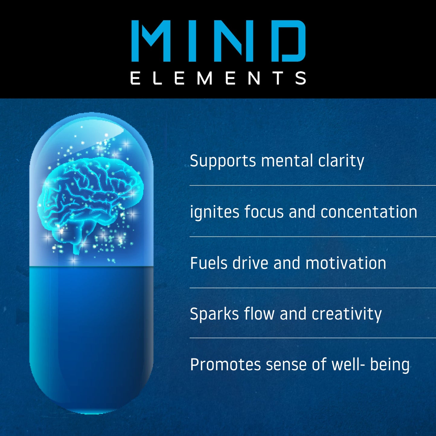 Parnatura Mind Elements Nootropic - Focus, Memory & Clarity | 60 Capsules