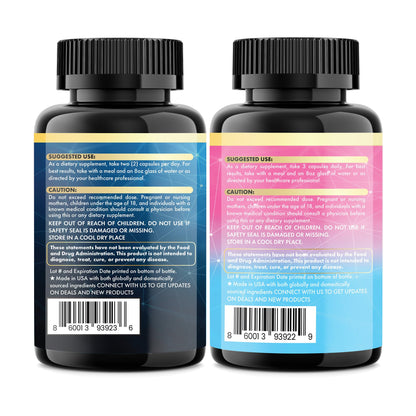Parrox Shining Serenity Set – Cortisol Support & Collagen Duo with Ashwagandha, L-Theanine, Magnesium, and More