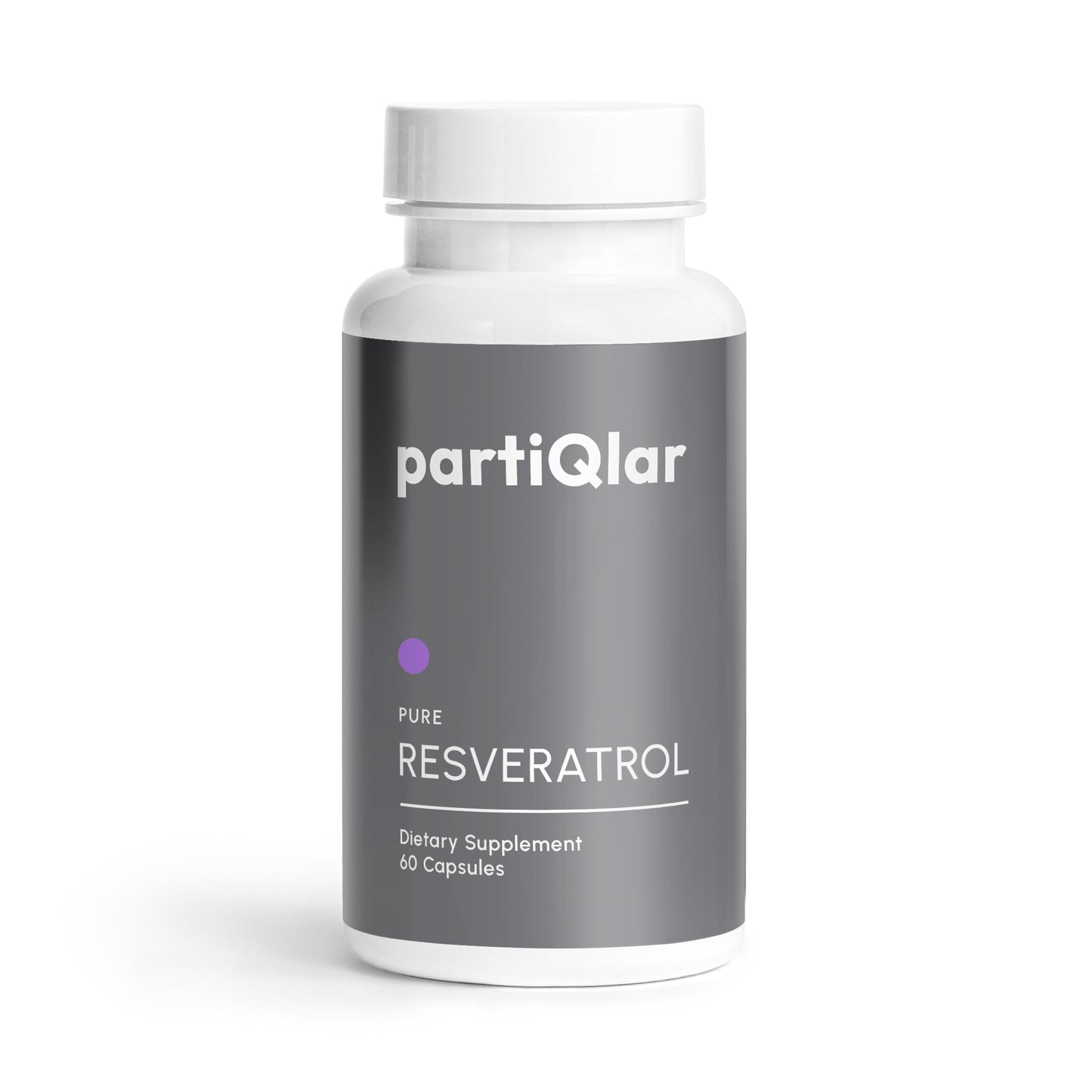 partiQlar Trans-Resveratrol 500mg – 60 Vegan Capsules | 3rd-Party Tested