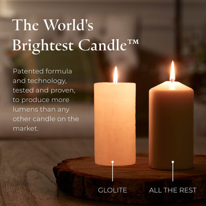 PartyLite GloLite Fig Fatale Jar Candle – 60 Hour Burn Time, World's Brightest Candle
