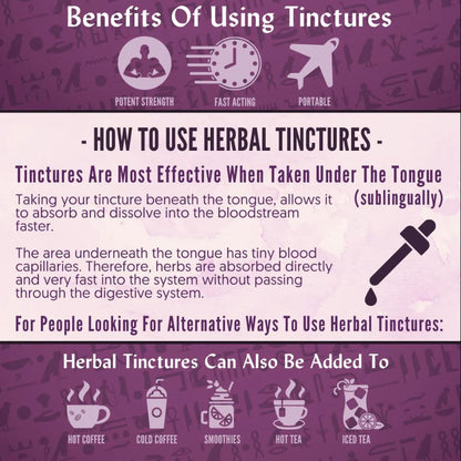 Organic Passionflower Tincture for STRESS, SLEEP, ANXIETY & RELAXATION