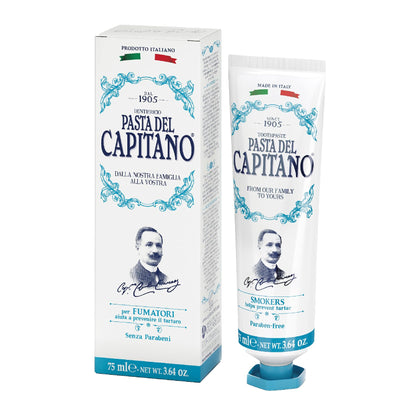 Pasta del Capitano 1905 Smokers Toothpaste – 3.64 oz (103 g) – Paraben-Free