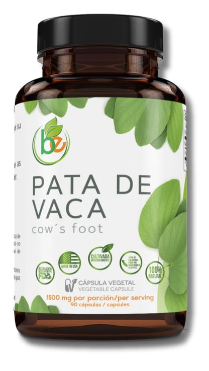 Pata de Vaca Capsules - 90 Veggie Caps (1500 mg) - Organic, Non-GMO, Vegan | BexpertsUSA