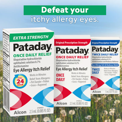 Pataday Twice Daily Relief, 0.17 Fl Oz | Alcon Eye Allergy Relief