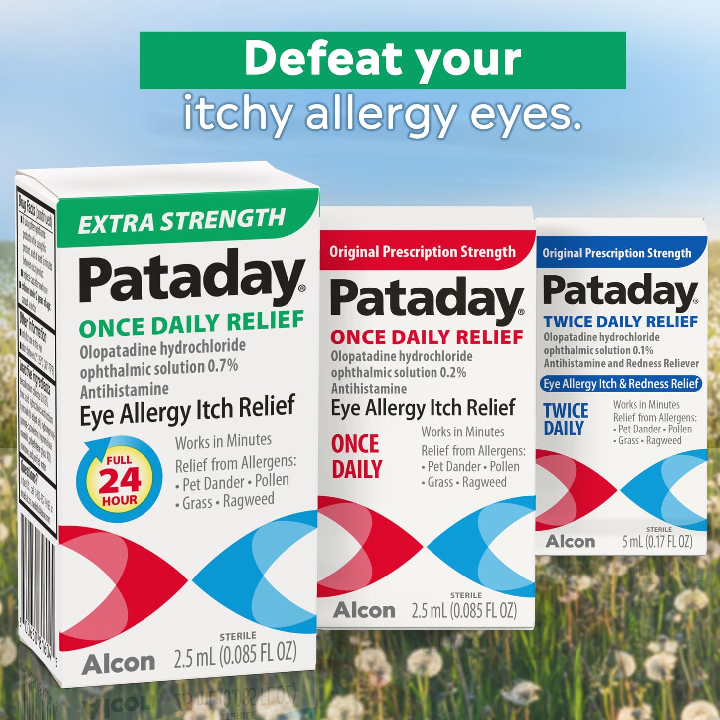 PATADAY Once Daily Relief Eye Drops by Alcon – 2.5 ml | Pro-Lift
