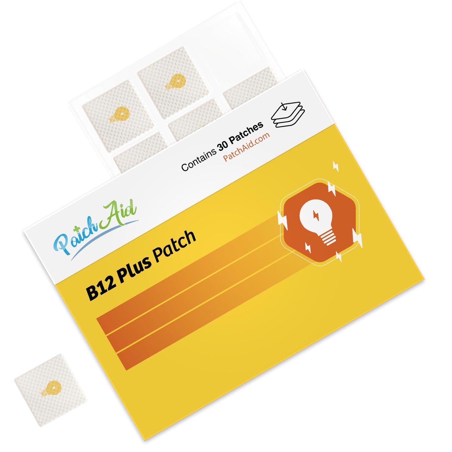 PatchAid B12 Energy Plus Topical Patch | 30-Day Supply