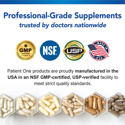 Patient One Fat Soluble Vitamins Complete | Vitamin A, D, E, K | Carotenoids & More | 60 Capsules | Whole-Body Wellness