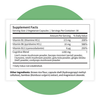 Pattern Wellness Cognitive Complex - Brain Health & Clarity