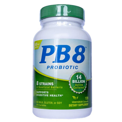 PB 8 8 Strains Probiotic, 120 CT - 14 Billion CFU, Vegetarian