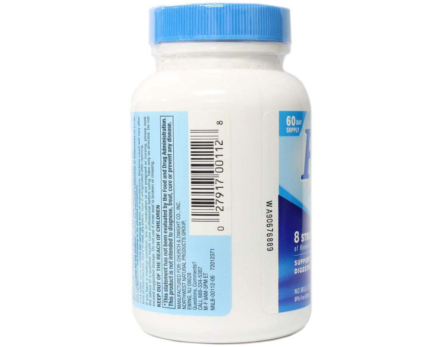PB8 Probiotic - 3 Pack | 14 Billion CFU per Bottle | 8 Strains | Dairy/Gluten/Soy Free