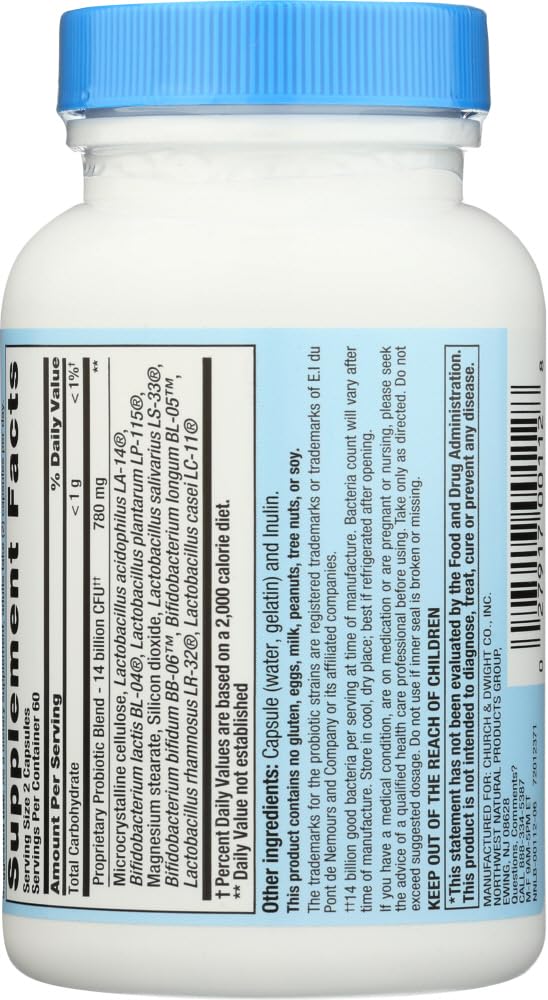 PB8 Pro-biotic Acidophilus 120-count (Value Pack of 2) - Probiotic Supplement