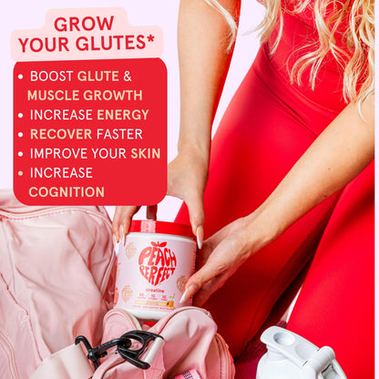 Peach Perfect Creatine Monohydrate Powder – Peach Flavor for Women