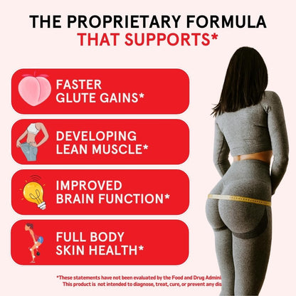 Peach Perfect Creatine for Women – Glute Muscle Support, Pink Lemonade