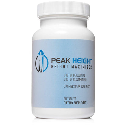 Peak Height Growth Supplement - Doctor-Developed Height Support (12 Pack)
