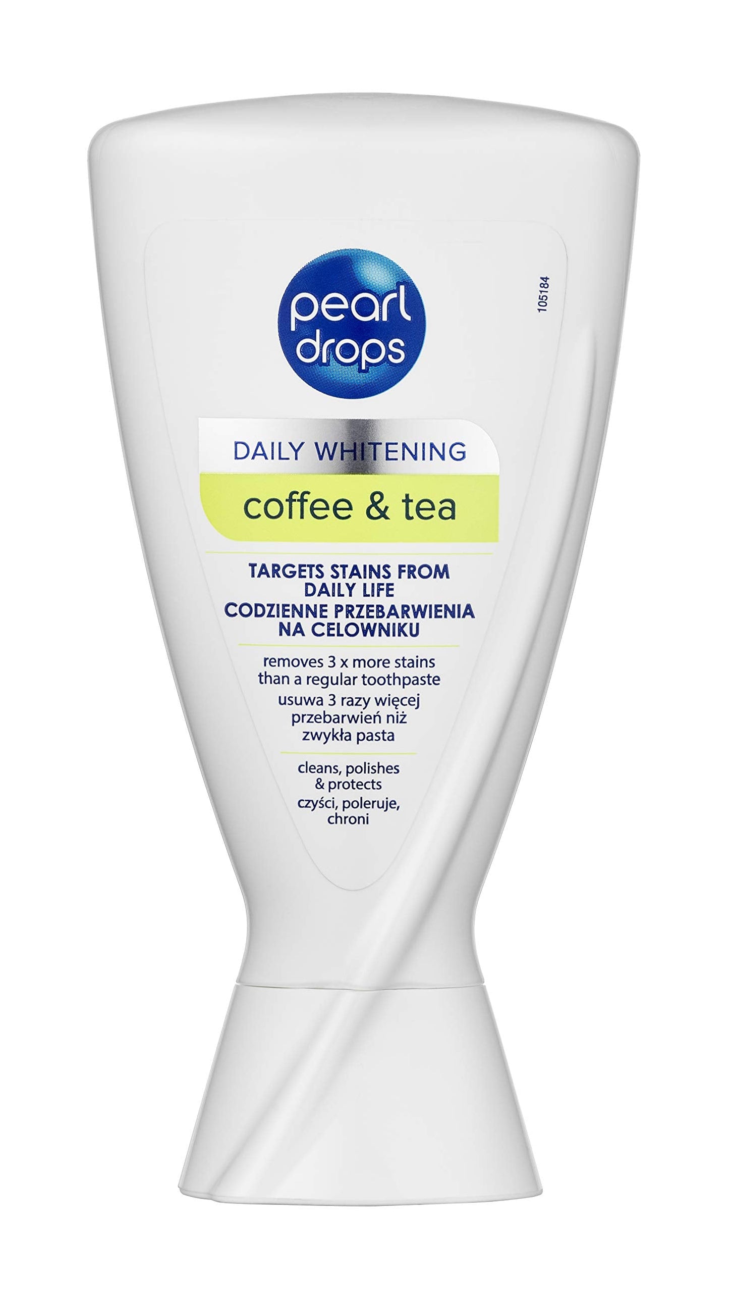 Pearl Drops Daily Stains Remover 50ml – Tea & Coffee Stain Removal, 4D Whitening
