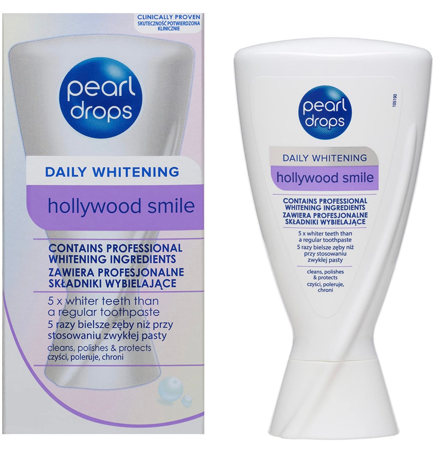 Pearl Drops Hollywood Smile Whitening Toothpaste 50 ml