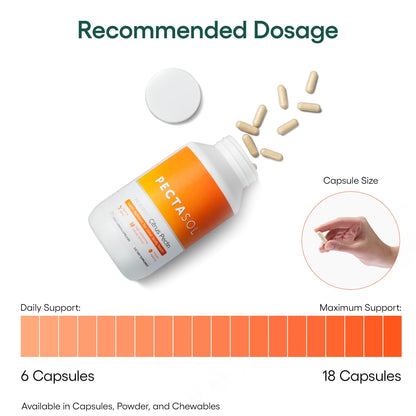 EcoNugenics PectaSol Modified Citrus Pectin – 90 Capsules for Immune & Total-Body Health