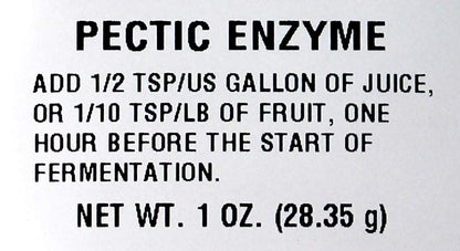 Pectic Enzyme (Powder) - 1 oz