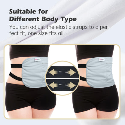 Pedobi Castor Oil Pack Wrap - Reusable, Mess-Free, Adjustable Straps